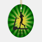 トレッドミルランニングオーナメント セラミックオーナメント (右)