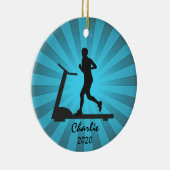 トレッドミルランニングフィットネスオーナメント セラミックオーナメント (右)