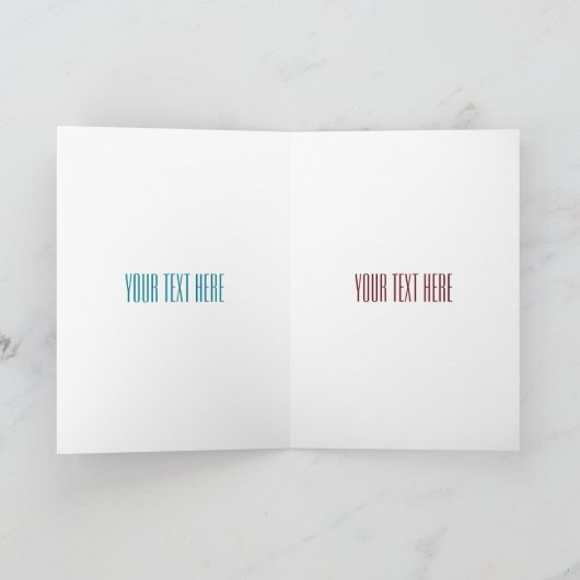 トレッドミル&スピニング自転車の漫画イラストレーション カード (内部)