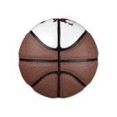 トレッドミル&スピニング自転車の漫画イラストレーション ミニバスケットボール (右)