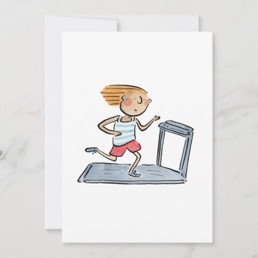 トレッドミル 招待状 (正面)