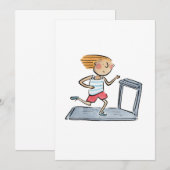 トレッドミル 招待状 (正面/裏面)