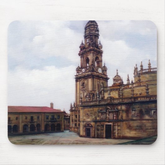 トレデルレロジ（サンティアゴ・デ・コンポステラ）Aコーニャ) マウスパッド (正面)