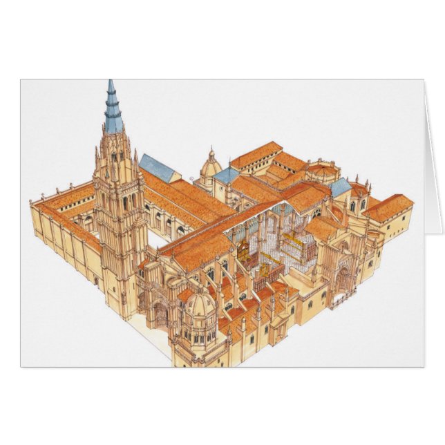 トレドのカテドラル。 スペイン (正面横)