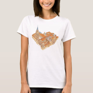 トレドのカテドラル。 スペイン Tシャツ