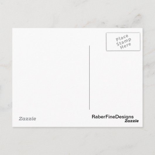 トレドの動物園の白くまの彫像の郵便はがき ポストカード (裏面)