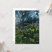 トレドの眺め（エルグレコ） カード (正面/裏面インサイチュ)