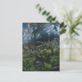 トレドの眺め（エルグレコ） ポストカード (スタンド正面)