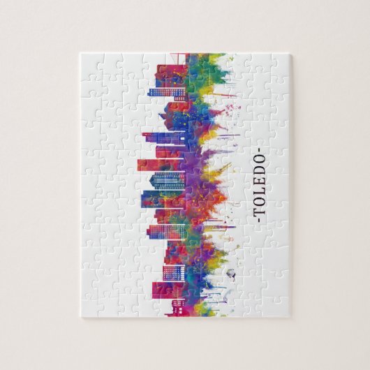 トレドオハイオスカイライン ジグソーパズル (縦)