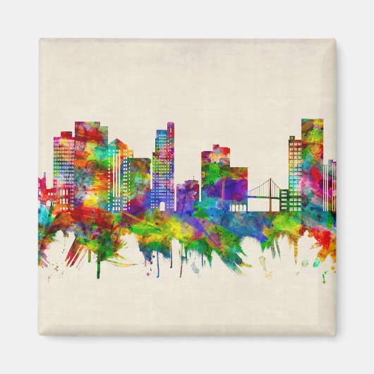 トレドオハイオスカイライン マグネット (正面)