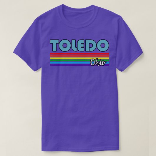 トレドオハイオプライドトレドLGBTギフトLGBTQサポーター Tシャツ (デザイン正面)