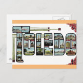 トレドオハイオヴィンテージ旅行はがき ポストカード (正面/裏面)