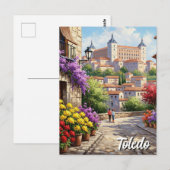 トレドスペインアルカサルトラベル ポストカード (正面/裏面)