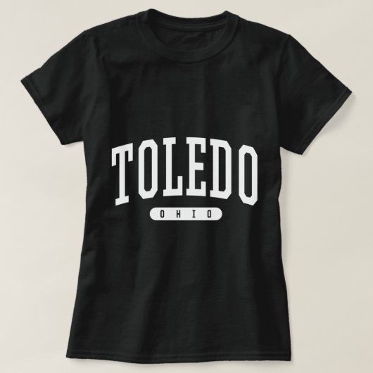 トレドフード付きスウェットシャツ大学スタイルOH USA Tシャツ (デザイン正面)