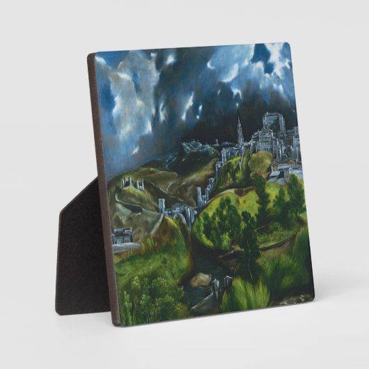 トレドプラークのエルグレコビュー フォトプラーク (正面)