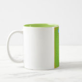 トレドベンド貯水池テキサス州&ルイジアナの地図 ツートーンマグカップ (左)