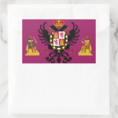 トレド国旗 長方形シール (バッグ)