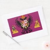 トレド国旗 長方形シール (封筒)