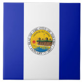 トレド市旗 タイル (正面)