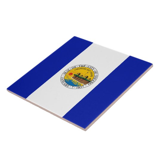 トレド市旗 タイル (側面)