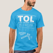 トレド・エキスプレス空港 TOL Tシャツ (正面)