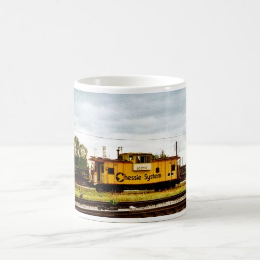 トレド、オハイオ州1996年のChessieシステム車掌車 コーヒーマグカップ (中央)