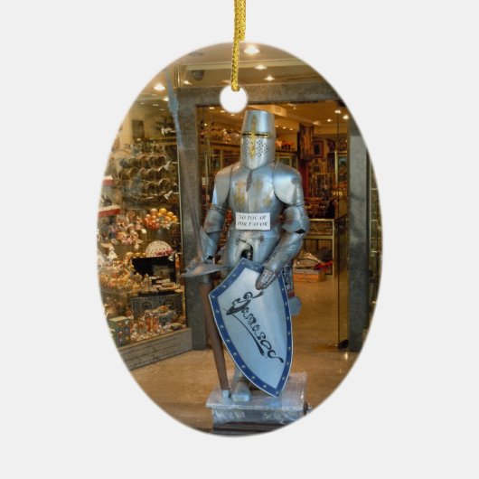 トレド、スペイン-クリスマスツリーのオーナメント セラミックオーナメント (正面)