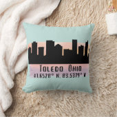 トレドOHシティスカイライン クッション (ブランケット)