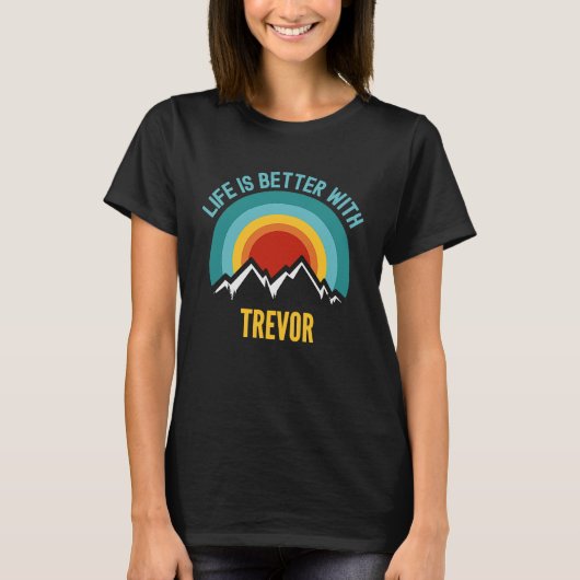 トレバーデートすることトレバー付き Tシャツ (正面)