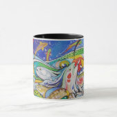 トレバーHawkins著"Piscatorial Kalidescope" マグカップ (中央)