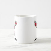 トレパーソナライズされたンデリ – クリスマスライトコーヒーマグ コーヒーマグカップ (中央)