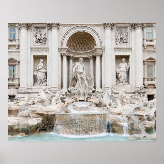 トレビの泉(イタリアンFontana di Trevi) ポスター (正面)