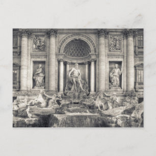 トレビの泉(イタリアンFontana di Trevi) 4 ポストカード
