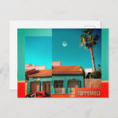 トレビエハ、アリカンテ、オレンジとトルコワーズ ポストカード (正面/裏面)