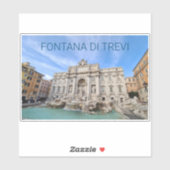 トレビファウンテンローマイタリアホリデーパノラマ シール (シート)