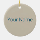 トレビファウンテンローマイタリアホリデーパノラマ セラミックオーナメント (裏面)