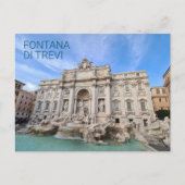 トレビファウンテンローマイタリアホリデーパノラマ ポストカード (正面)