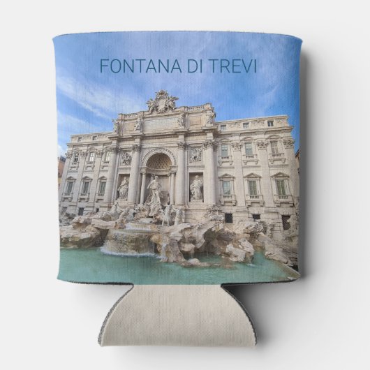 トレビファウンテンローマイタリアホリデーパノラマ 缶クーラー (裏面)