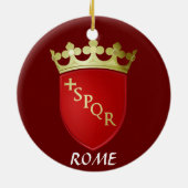 トレビファウンテンローマオーナメント セラミックオーナメント (裏面)