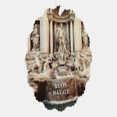 トレビファウンテン紙クリスマスフォトオーナメント オーナメントカード (右)