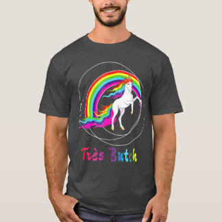 トレブッチゲイプライドLGBTQ同性愛者ユニコーン Tシャツ