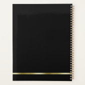 トレブルエレガントクレフ、 音符記号音楽2026年プランナー プランナー手帳 (裏面)