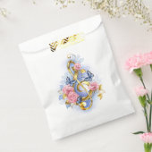 トレブルクレフ、 音符記号とピンクローズ フェイバーバッグ (封をした状態)