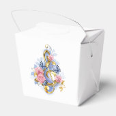 トレブルクレフ、 音符記号とピンクローズ フェイバーボックス (裏面サイド)