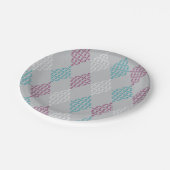 トレブルクレフ、 音符記号ダイヤモンド ペーパープレート (アングル)