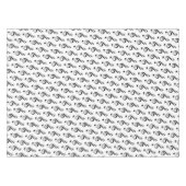 トレブルクレフ、 音符記号ミュージカルテーブルクロス テーブルクロス (正面(横))