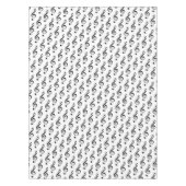 トレブルクレフ、 音符記号ミュージカルテーブルクロス テーブルクロス (正面)