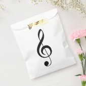 トレブルクレフ、 音符記号ミュージカル優先バッグ フェイバーバッグ (封をした状態)