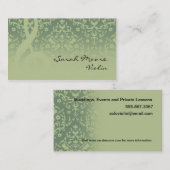 トレブルクレフ、 音符記号ミュージック先生スタジオミュージシャン 名刺 (正面/裏面)