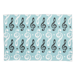 トレブルクレフ、 音符記号音楽先生ミュージシャンオーケストラバンド 枕カバー